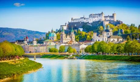 Salzburg am Fuße der Feste